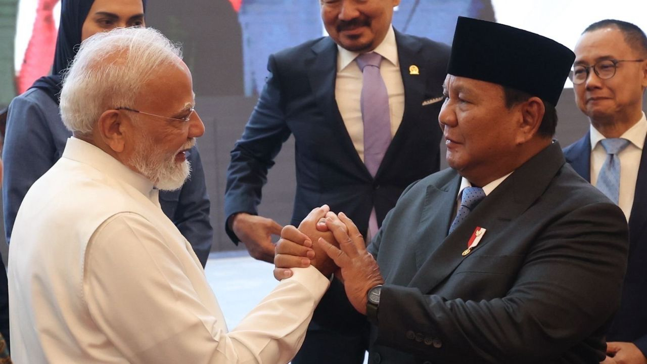 Prabowo Subianto and Narendra modi