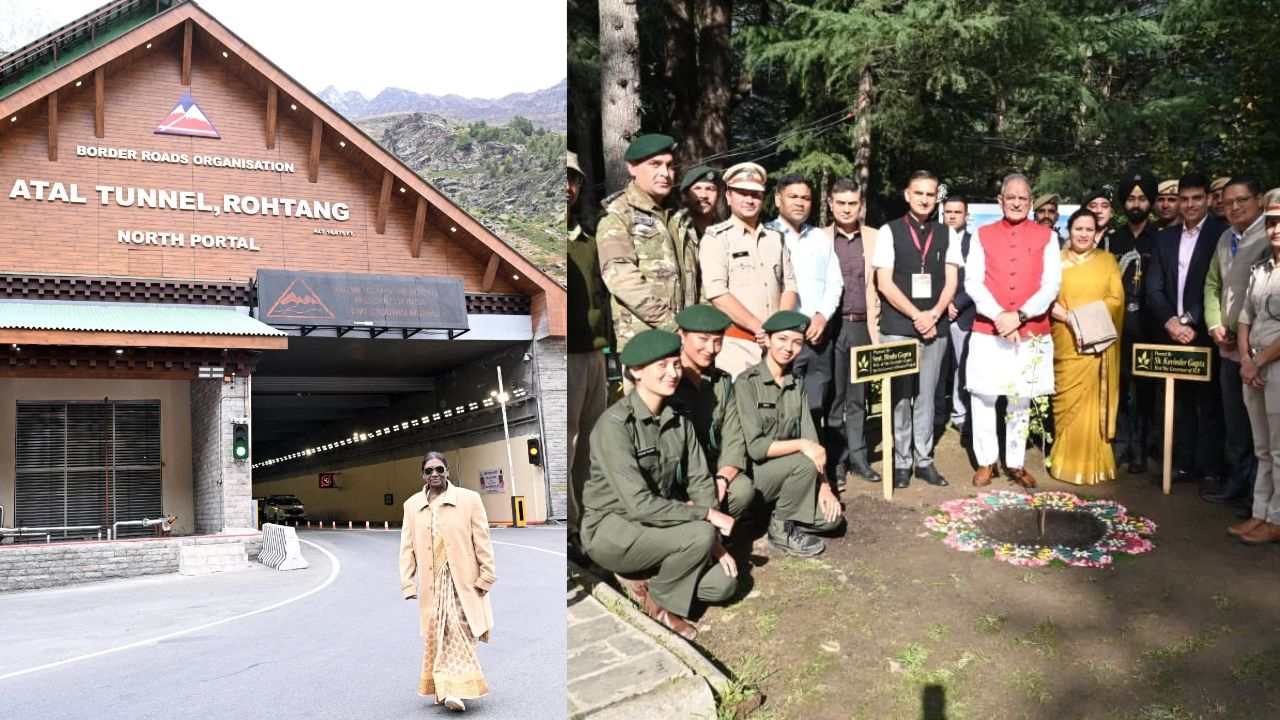 मनाली प्रवास के दौरान राष्टपति मुर्मू, Photo Credit-DPR Himachal