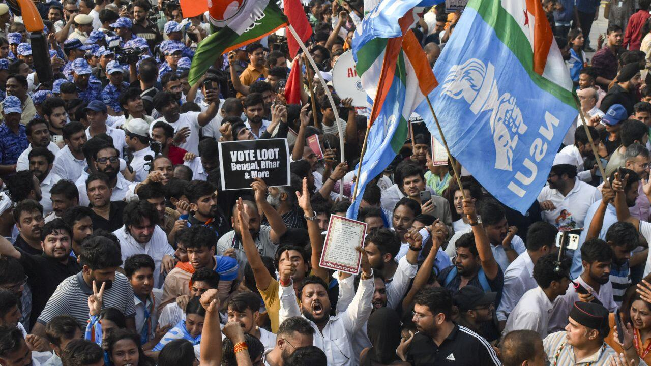 Delhi Protest PTI