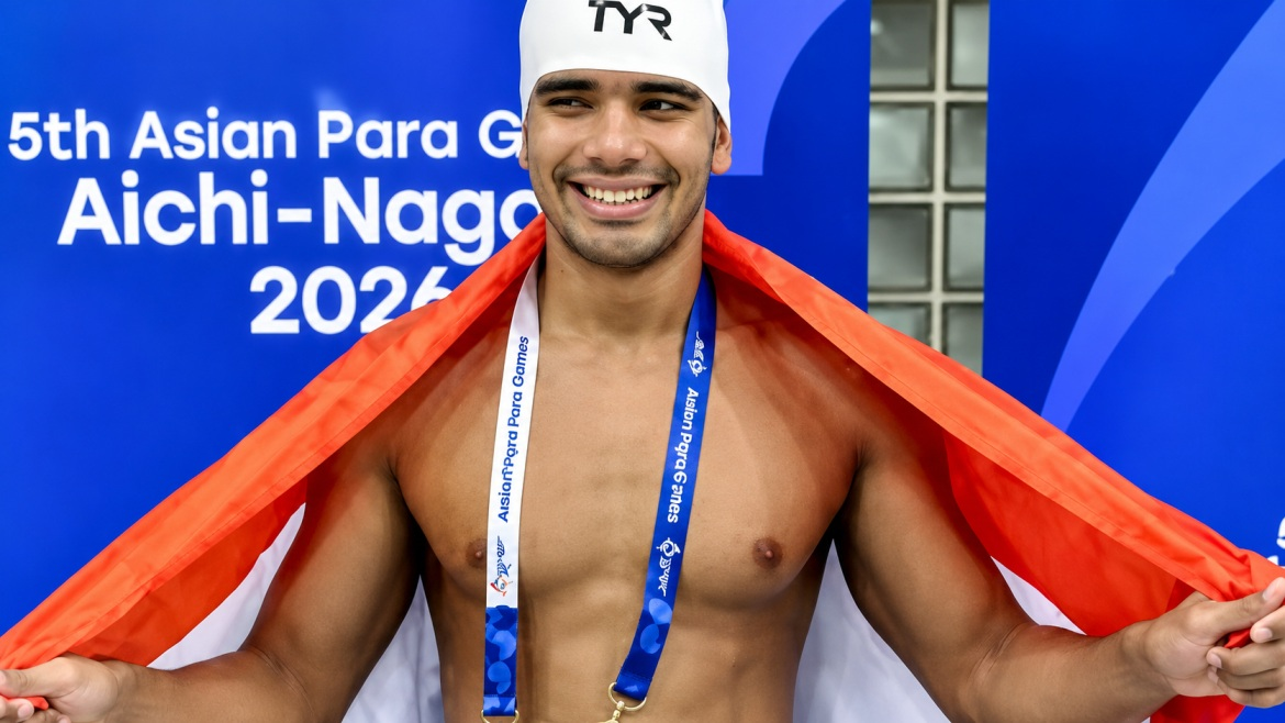Himanshu Nandal Para Swimmer