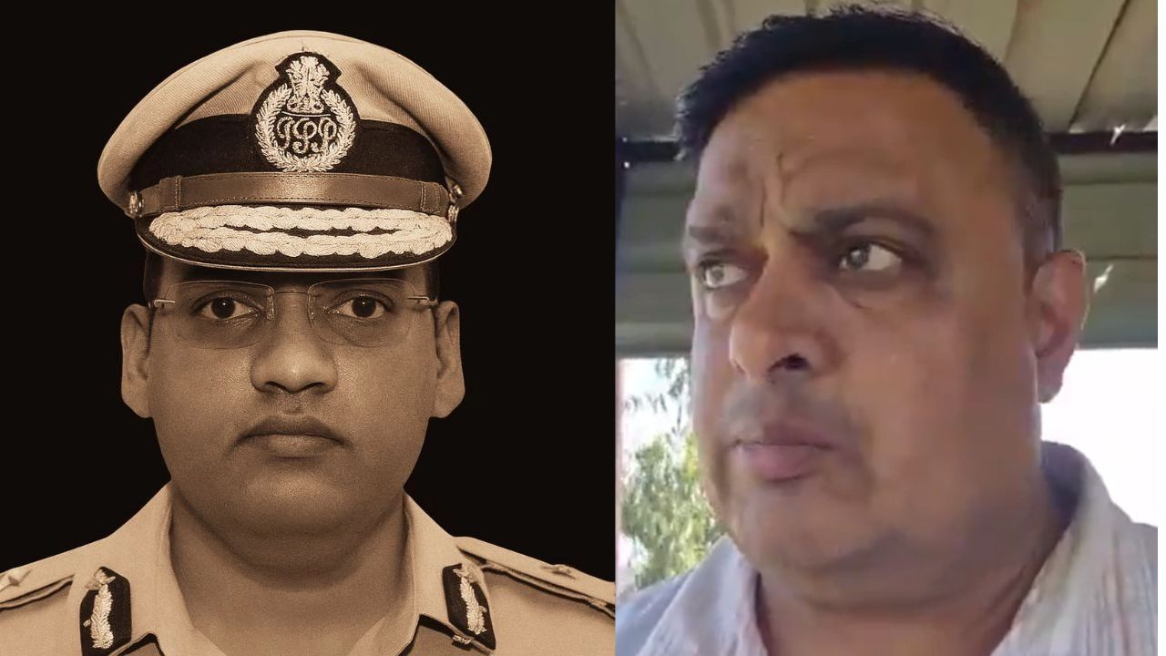 ys puran kumar and sandeep lather । Photo Credit: Social Media