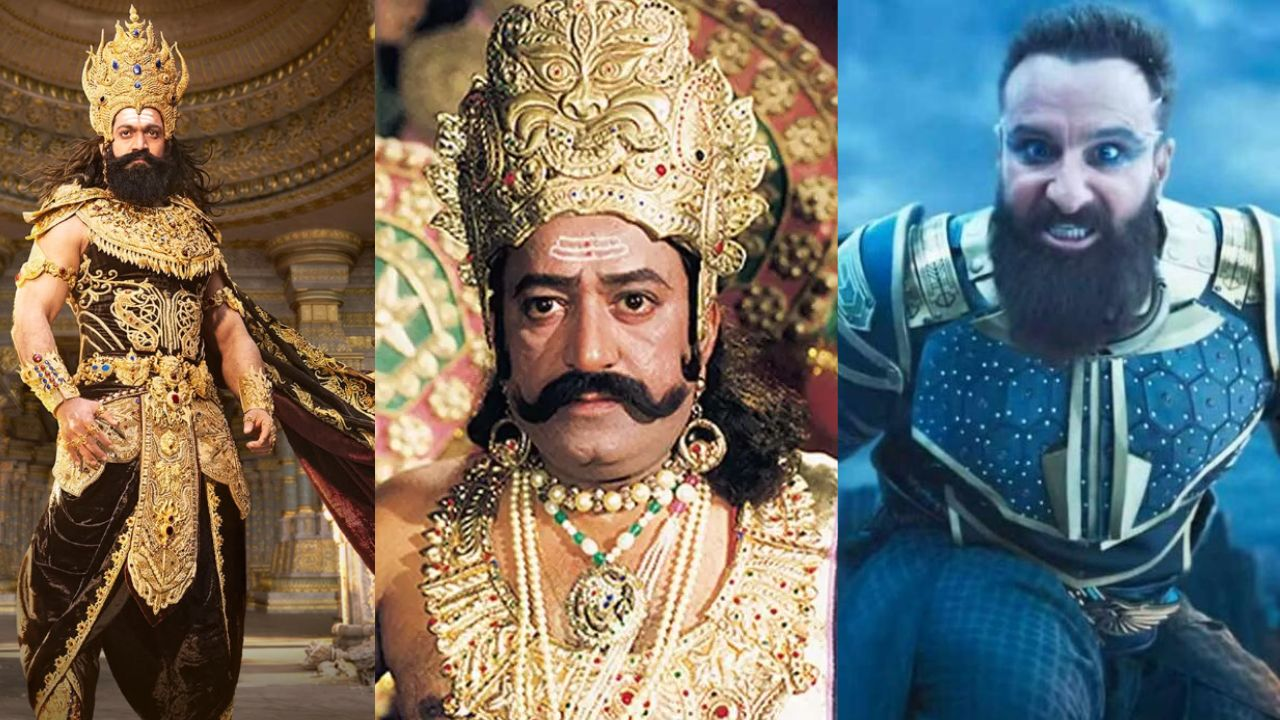 yash, arvind trivedi and saif ali khan ravaan