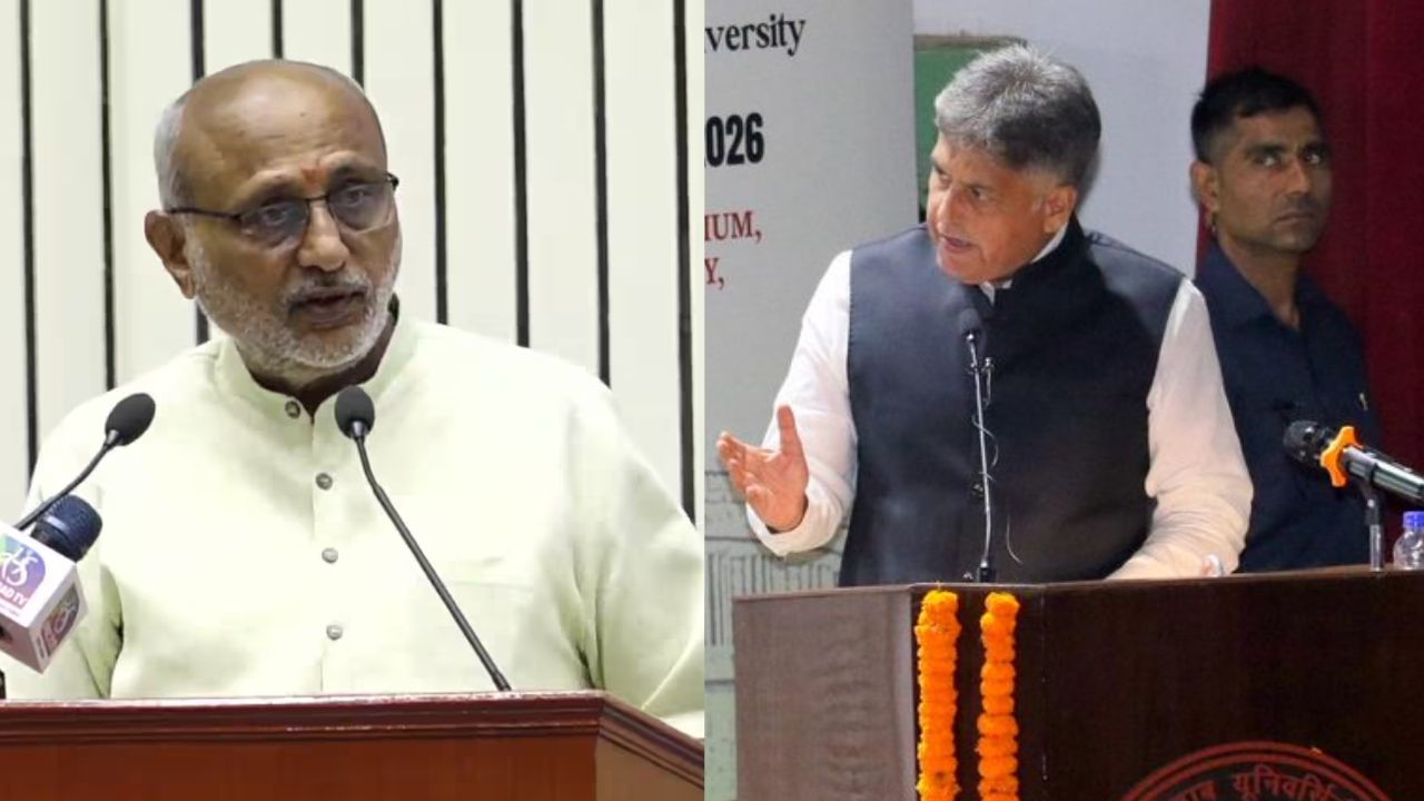 cp radhakrishnan vs manish tewari