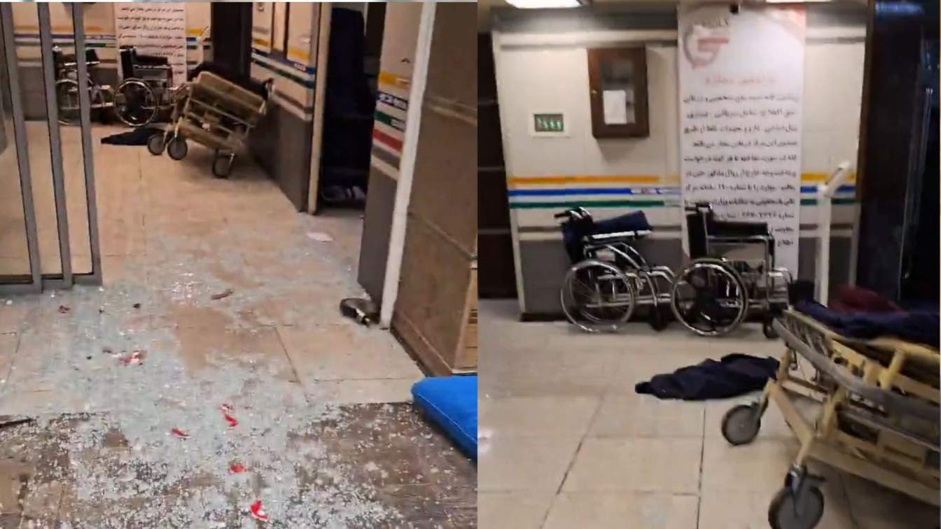 Israeli strikes damaged the Gandhi Hospital