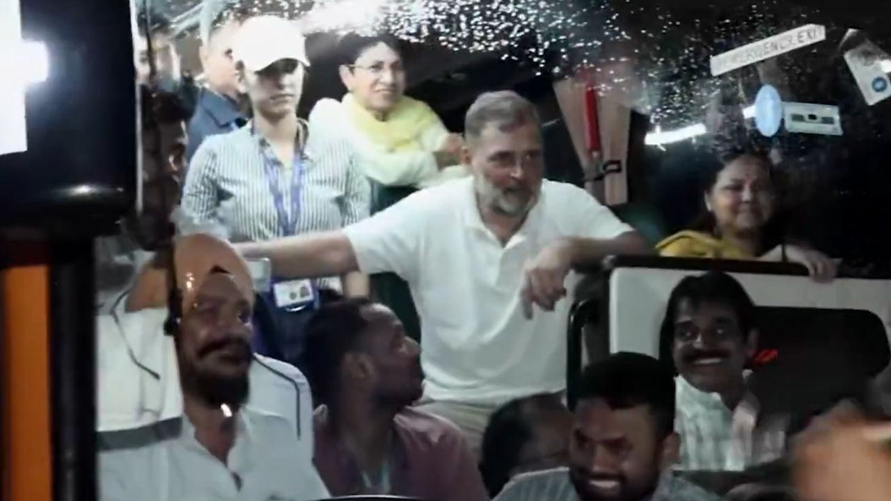 Rahul Gandhi on student protest