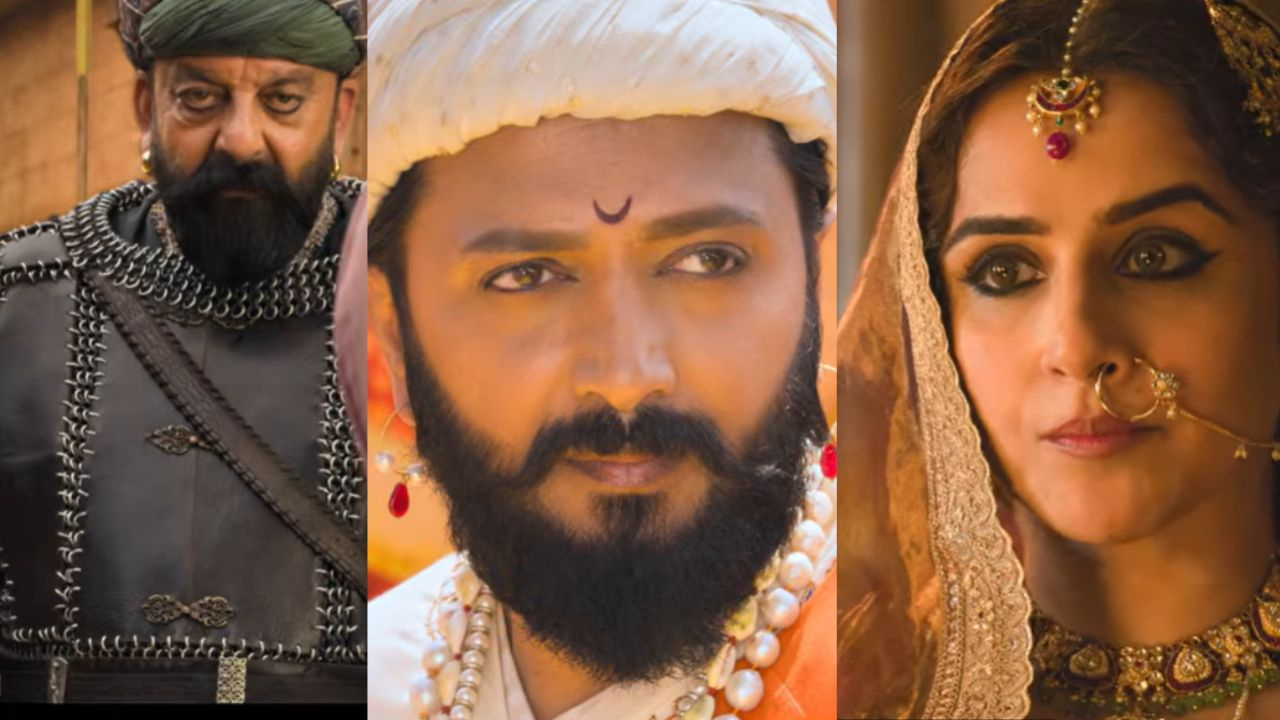 sanjay dutt, ritesh deshmukh and vidya balan