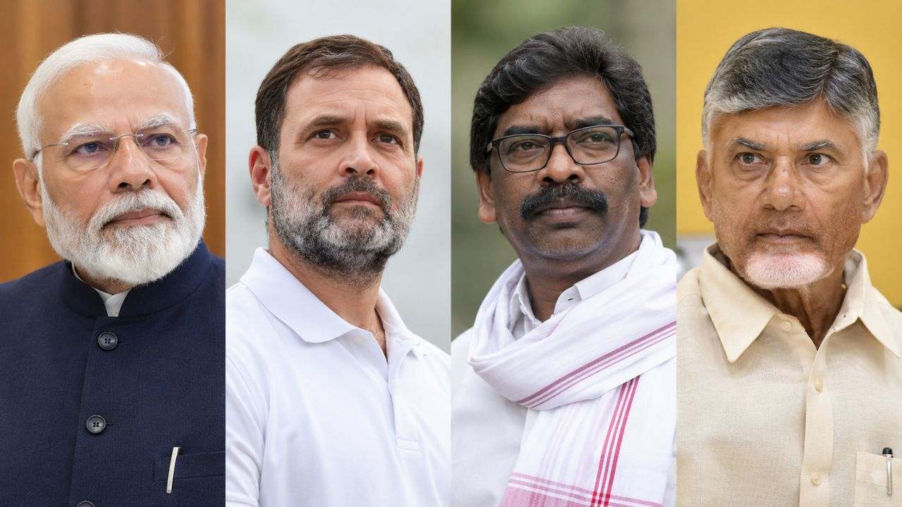 ai generated image of indian leaders