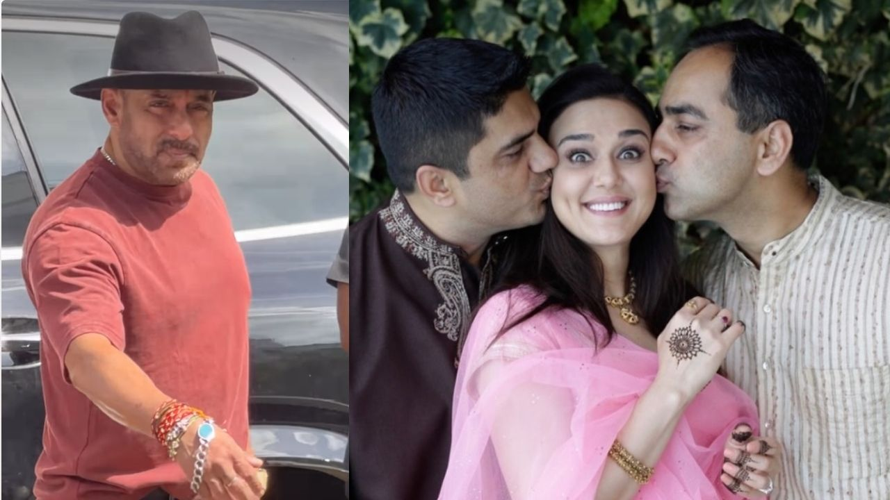 salman and priety zinta celebrating rakhi
