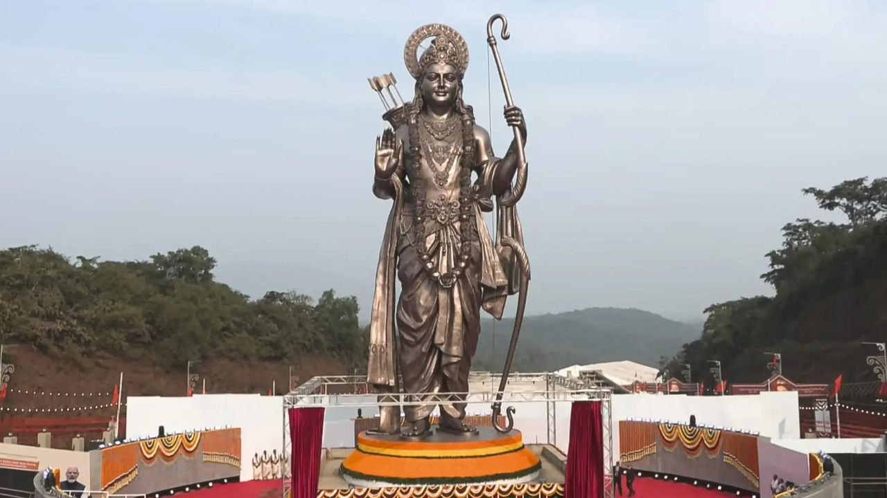 PM मोदी ने भगवान राम की 77 फीट ऊंची मूर्ति का उद्घाटन किया, खास क्या है?
