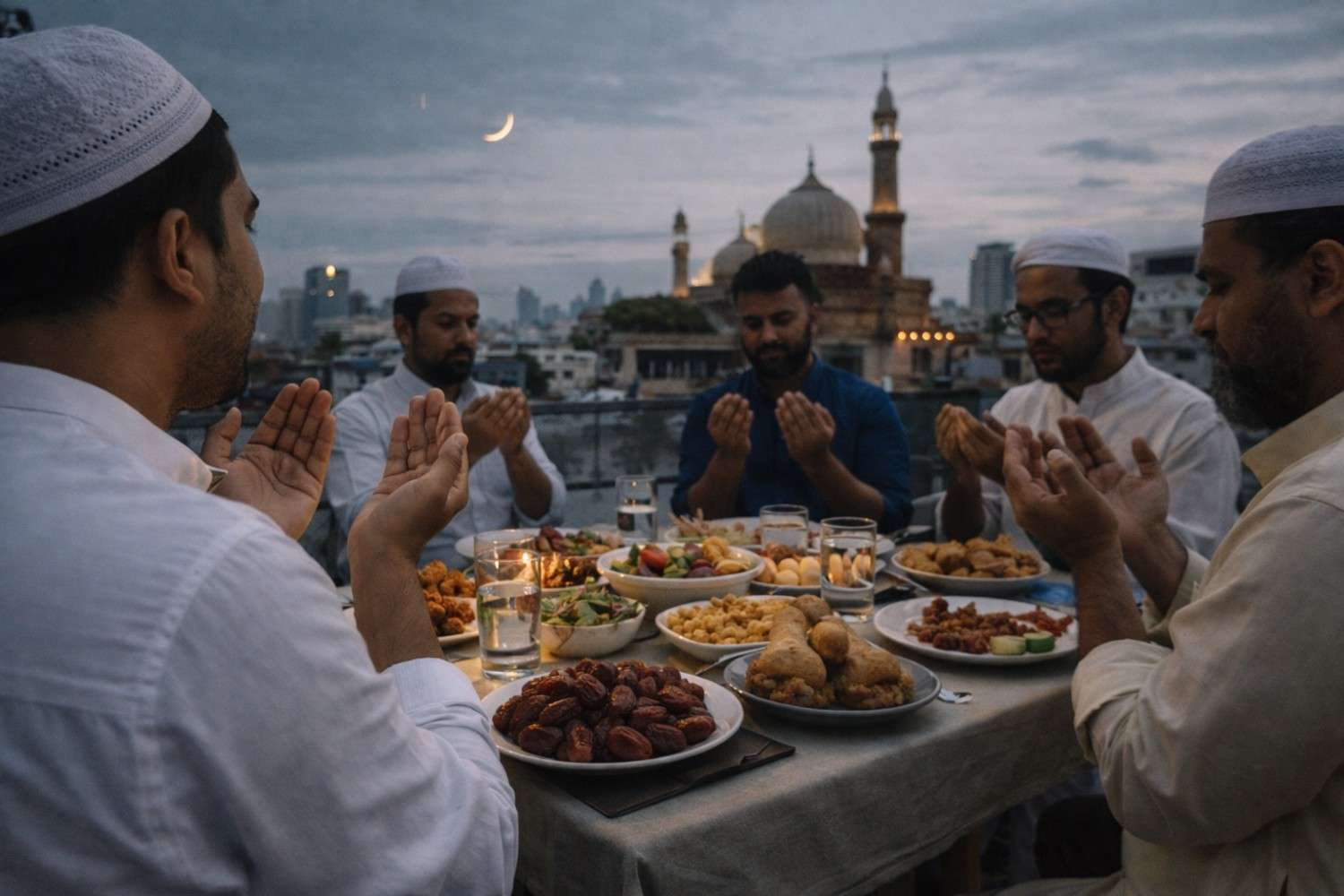 Rmadan Prayer in Evening