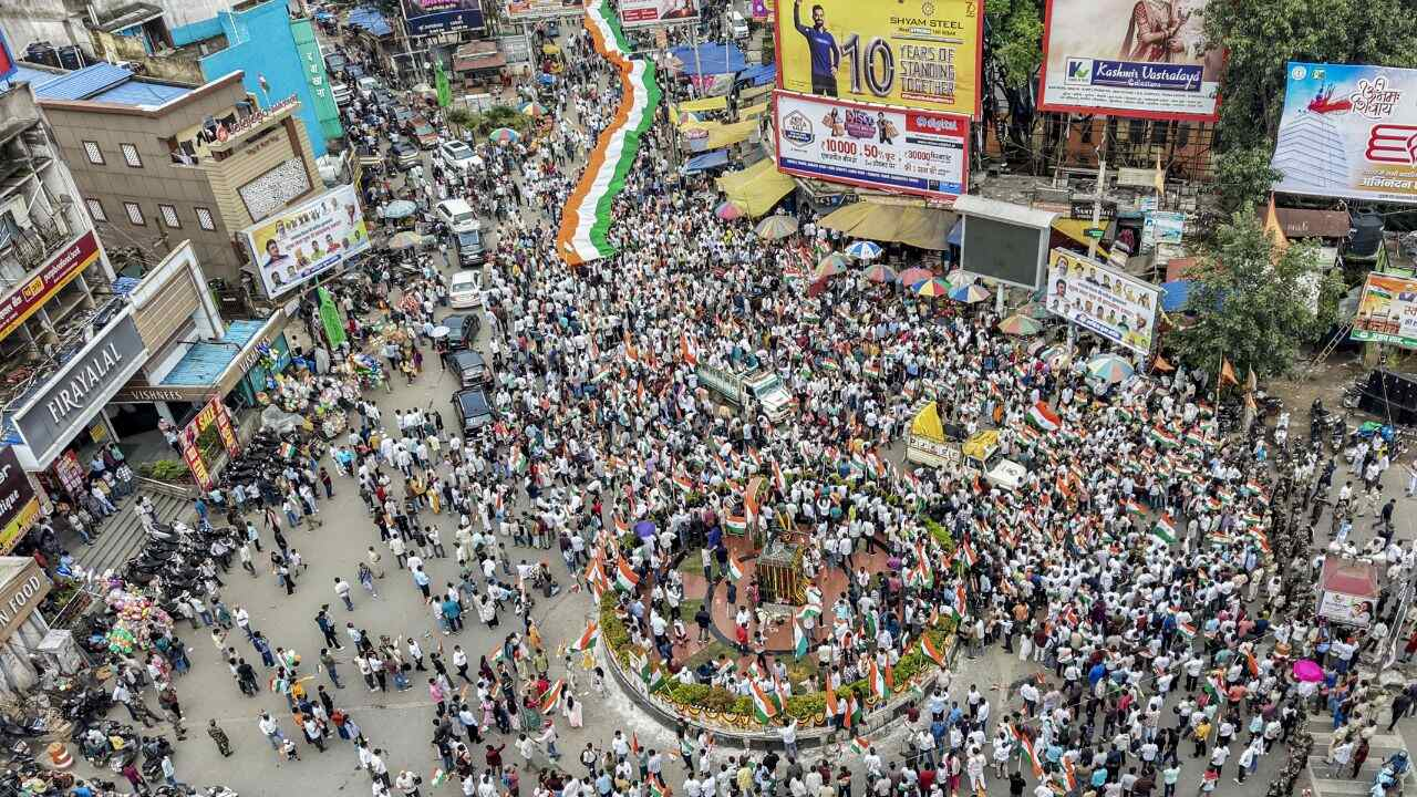 Ranchi Student Portest PTI