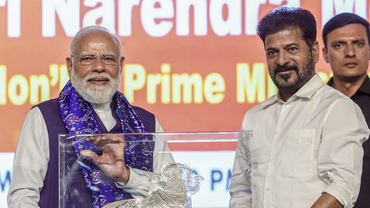 Revanth Reddy and modi