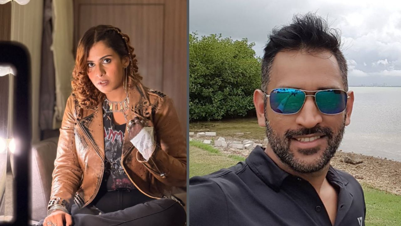 Rhiti Tiwari and Ms Dhoni