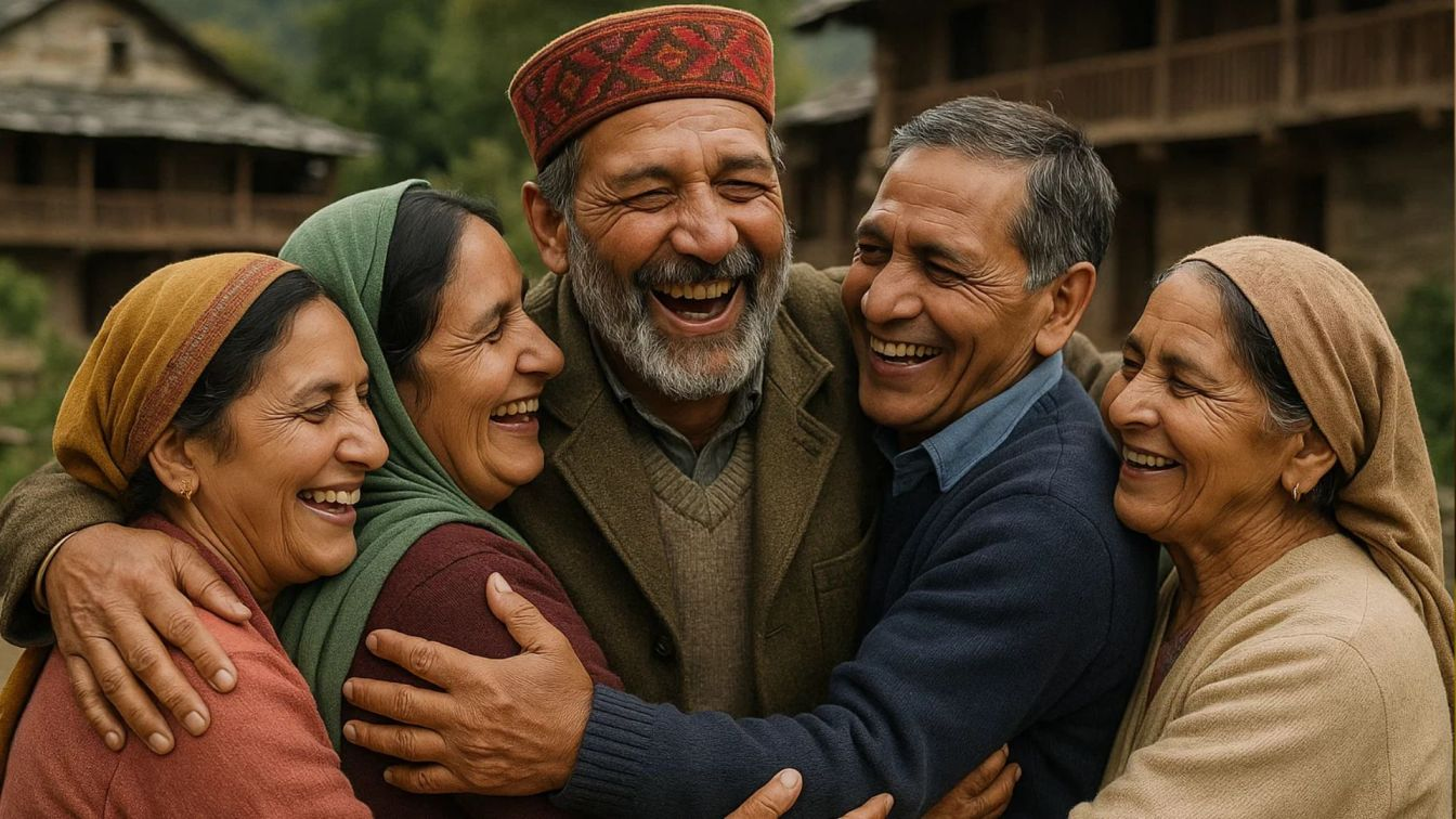 Man Reunited with Family
