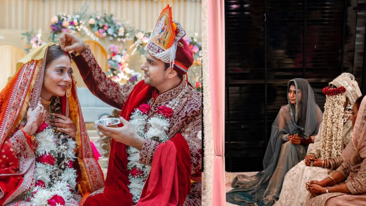 sara Khan and Krish Pathak