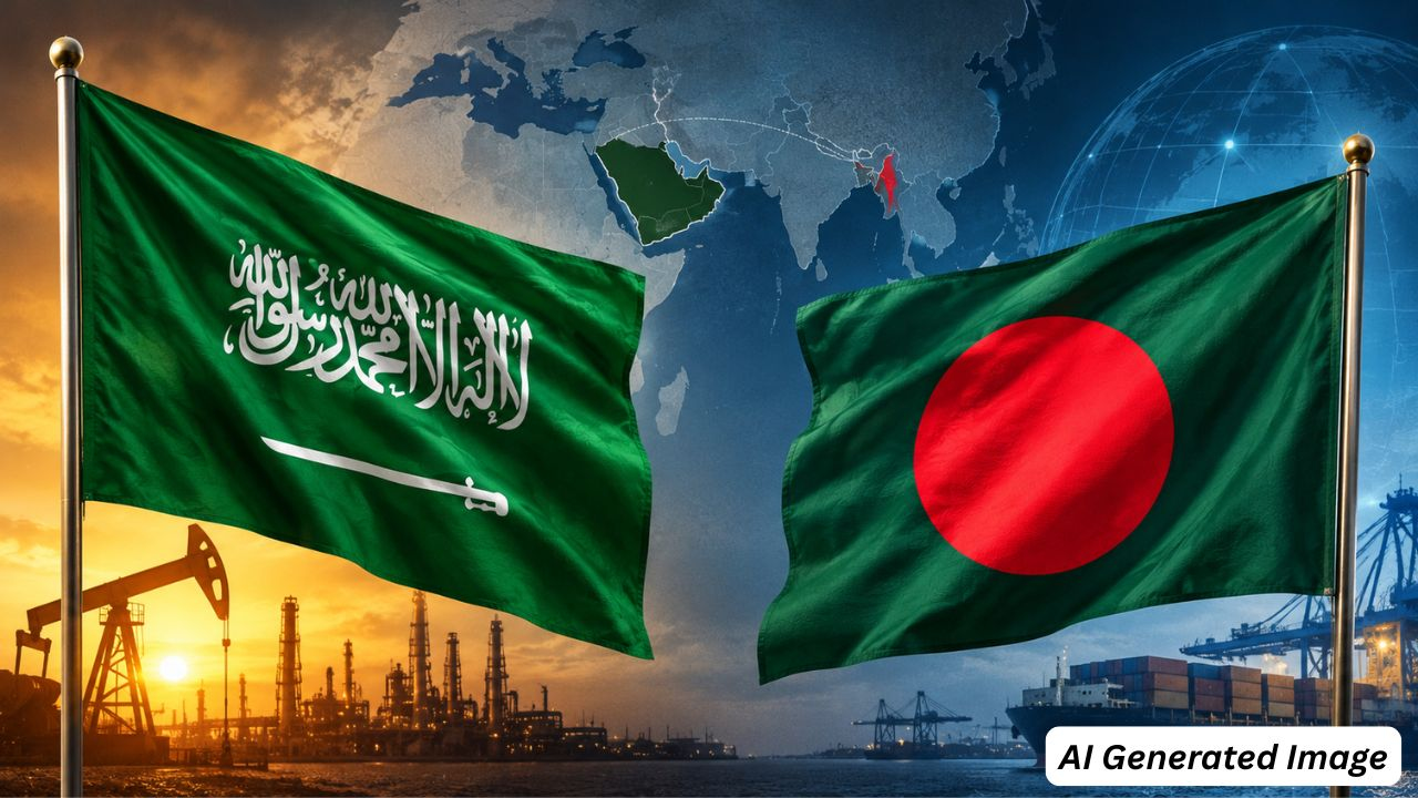 ai generated image of bangladesh vs saudi arabia