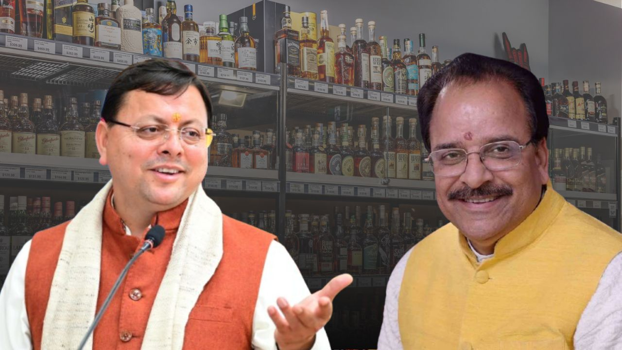 ajay bhatt and cm dhami