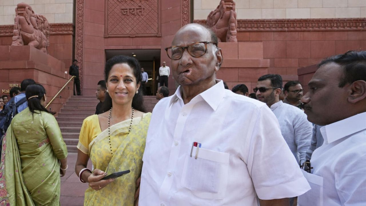 sharad pawar and supriya sule