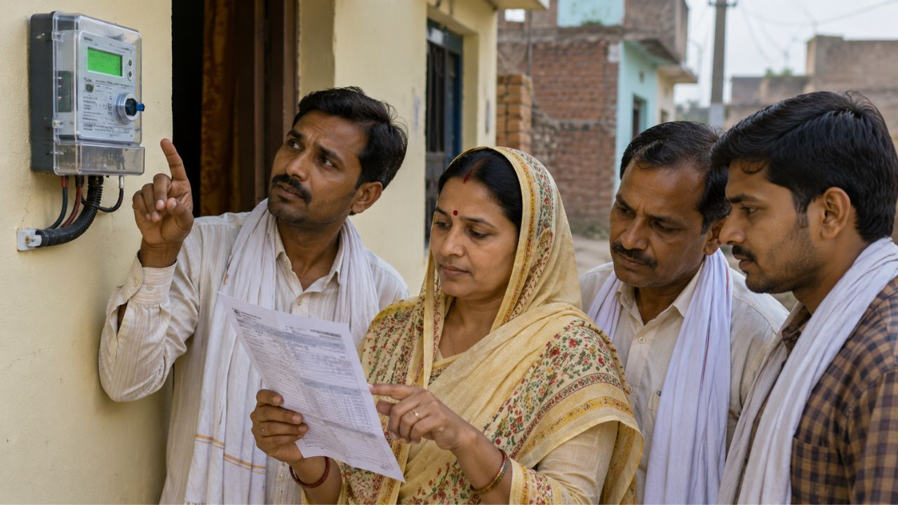 ai generated image of smart meter in up