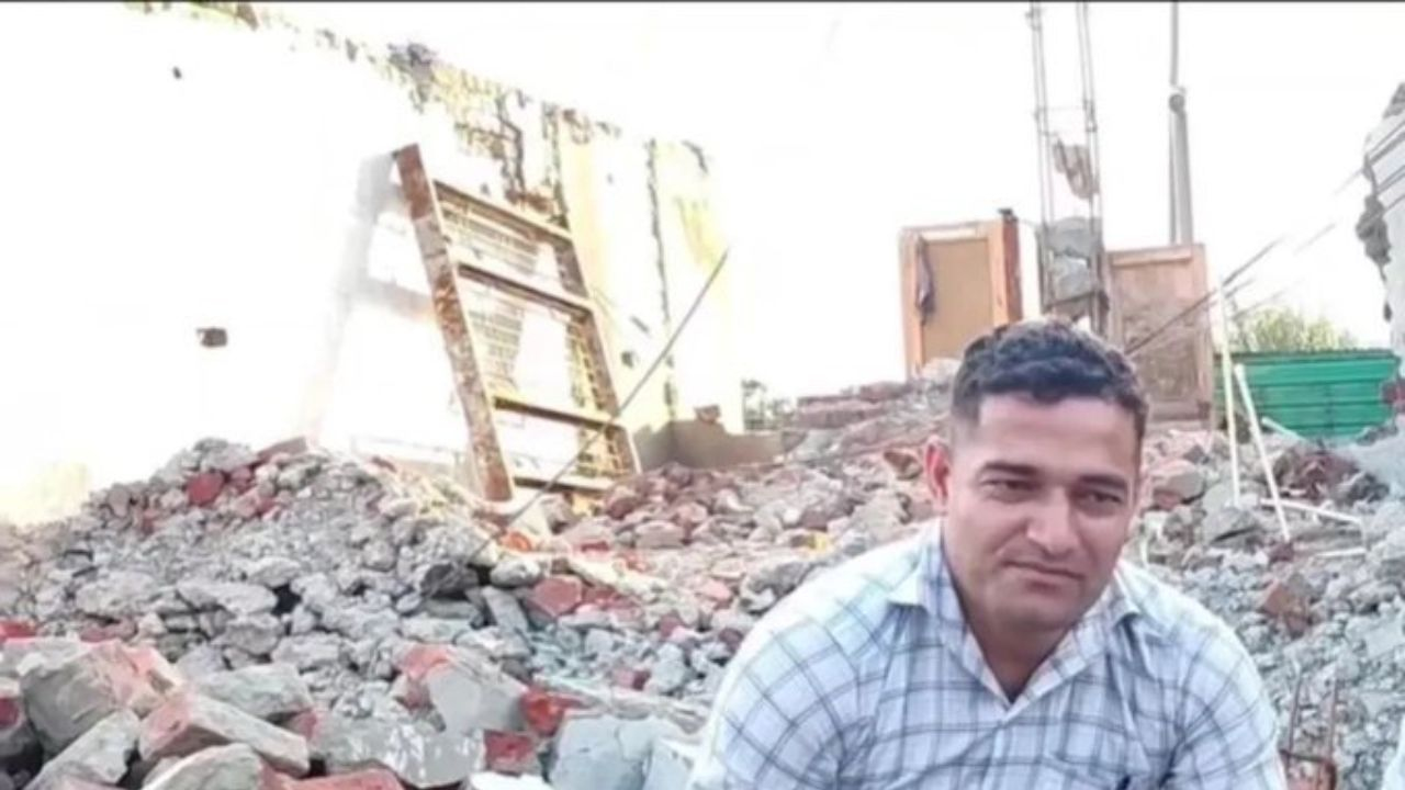 broken house of journalist । Photo Credit: Social Media