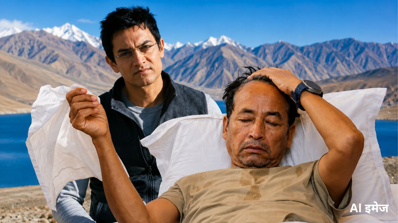 Sonam Wangchuk and Aamir Khan AI Image ChatGPT