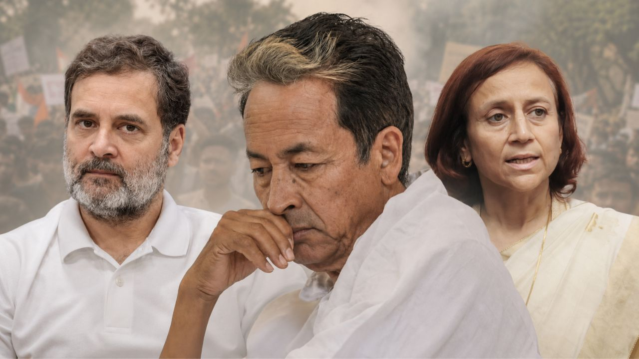 rahul gandhi sonam wangchuk and geetanjali