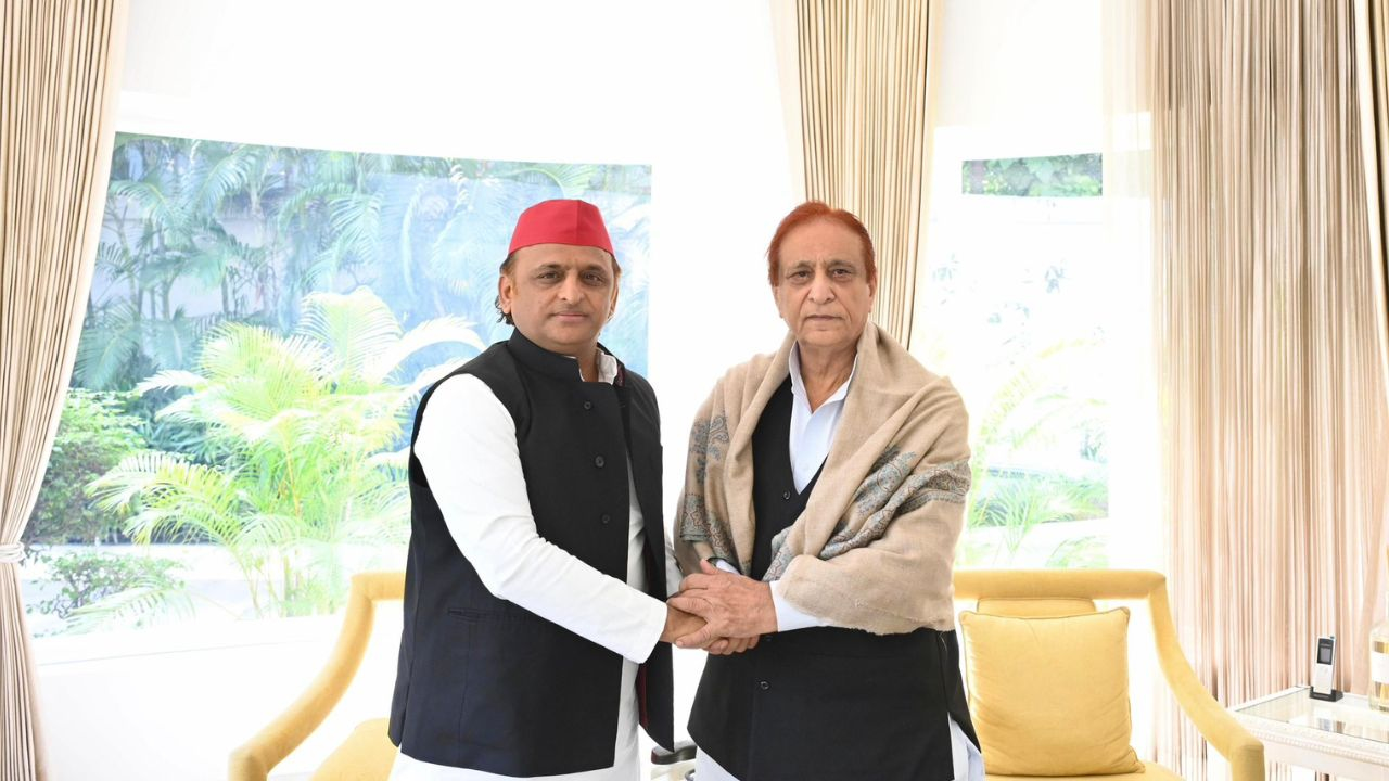 SP chief Akhilesh Yadav and Azam Khan.