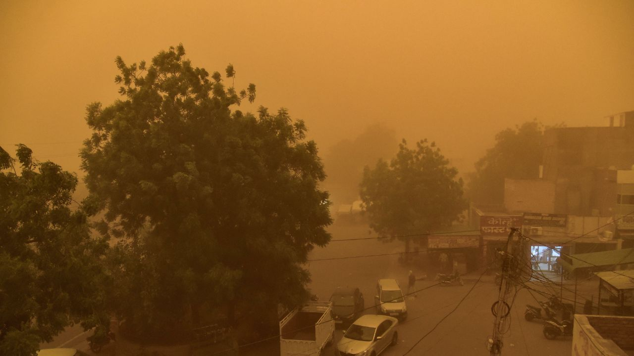 Dust storm in Bikaner