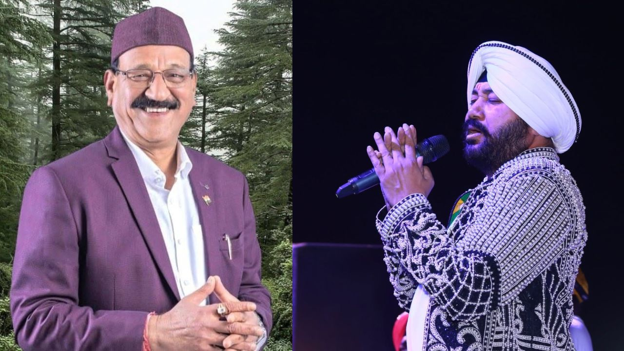सुबोध उनियाल और दलेर मेहंदी