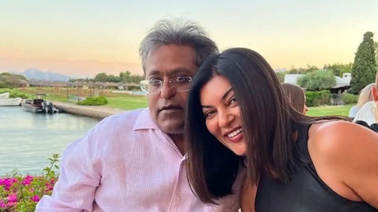 sushmita  sen and lalit modi