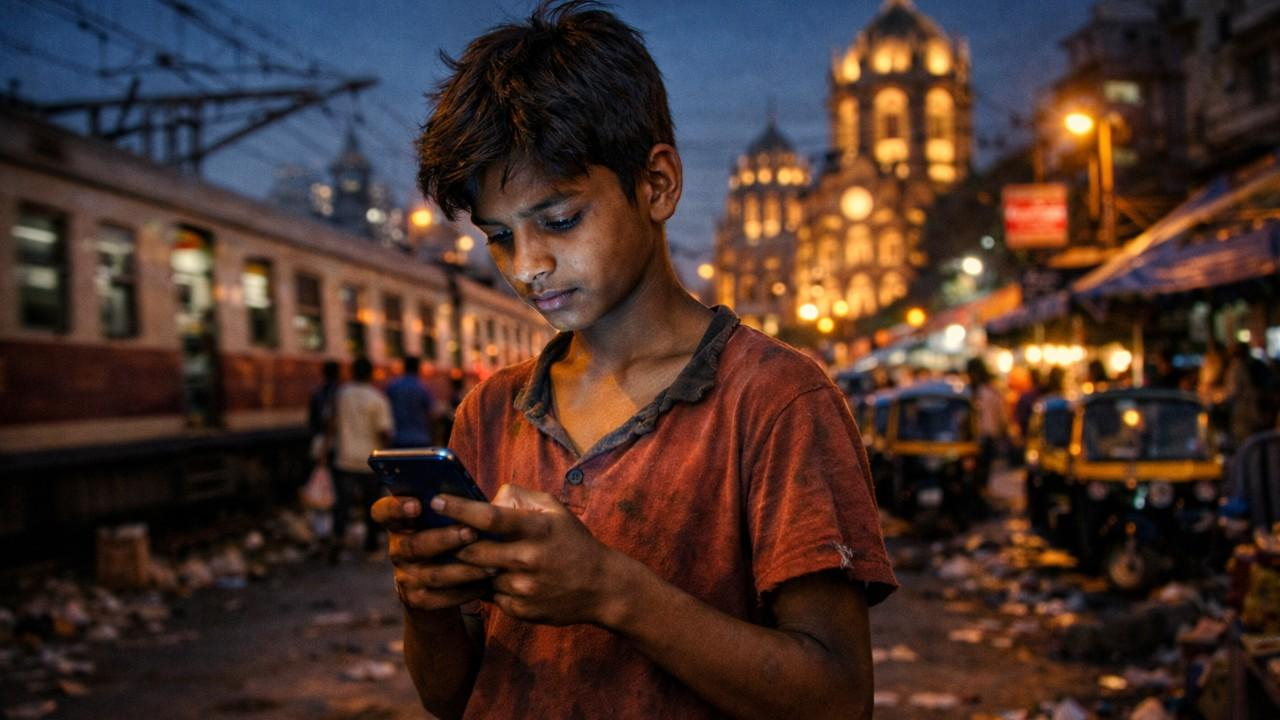 Mumbai Street altercation over smartphone 