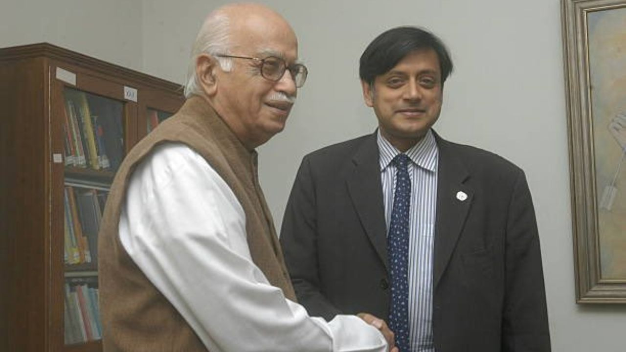 Shashi Tharoor wished LK Advani