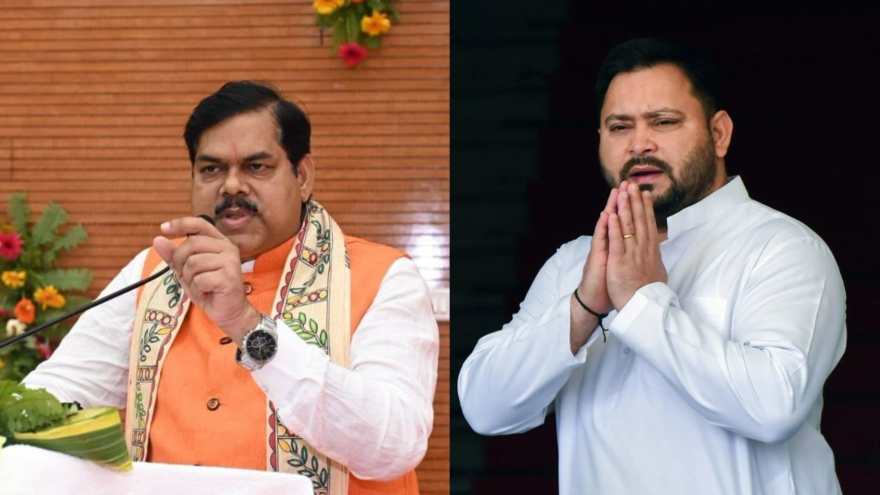 Mithilesh tiwari and Tejashwi yadav