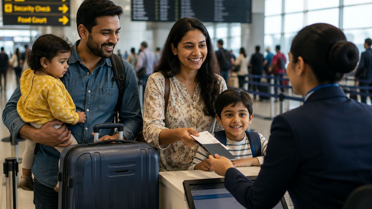 AI generated image of airport