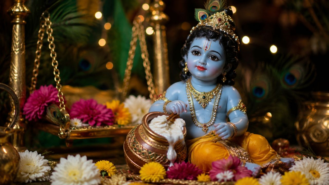 AI generated image krishna