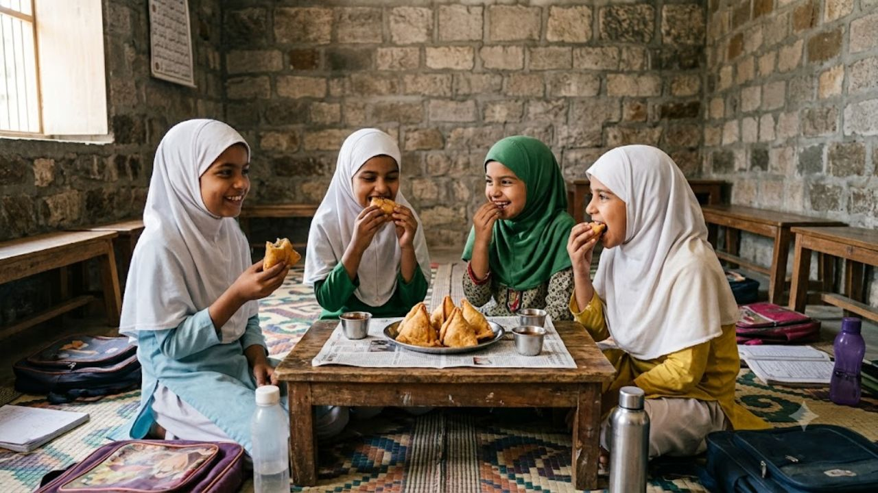 AI generated image of madarsa student