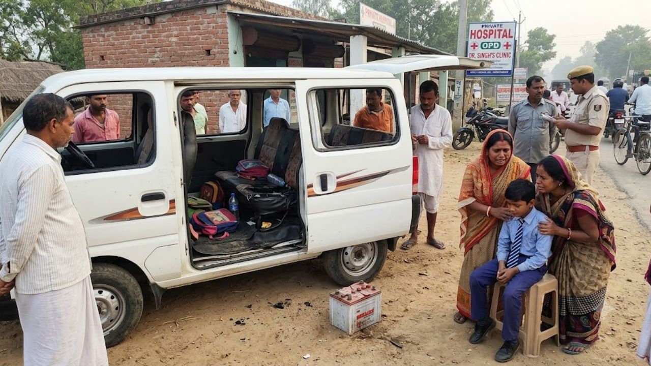 AI generated image of school van