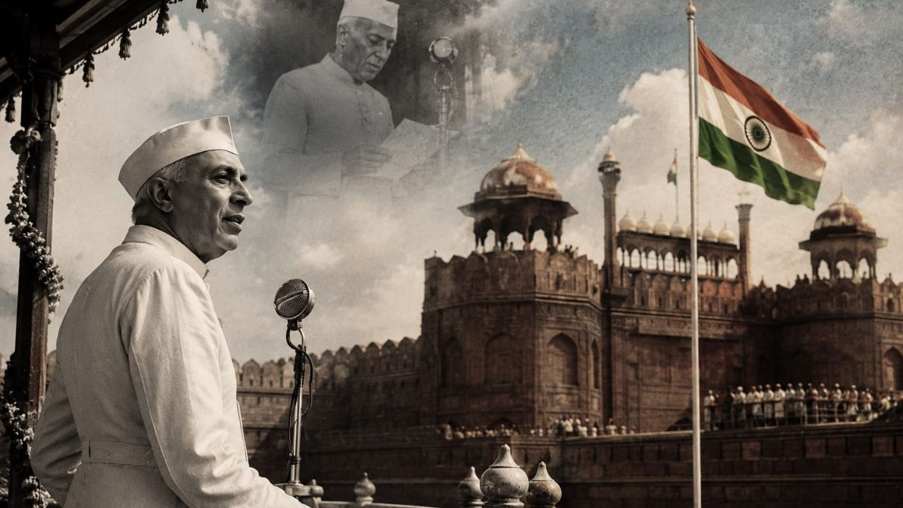 AI generated image of jawaharlal nehru
