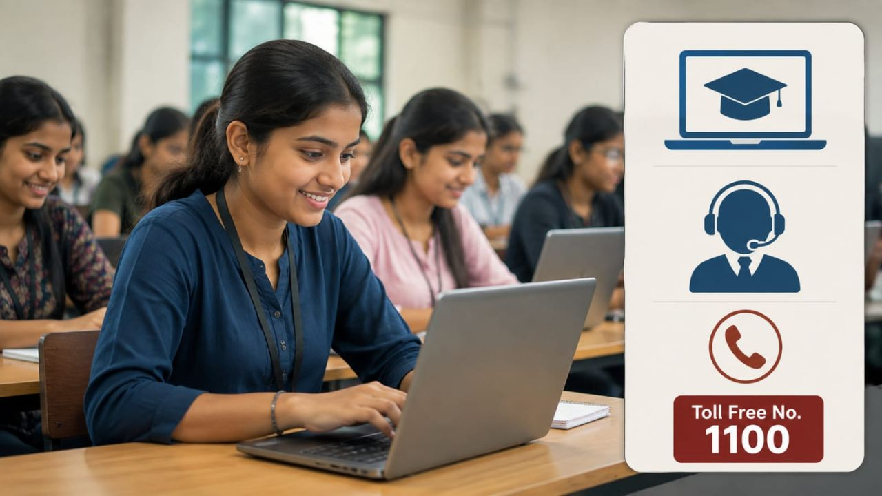 AI generated image of student