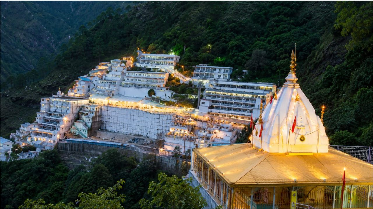 AI generated image vaishno devi mandir