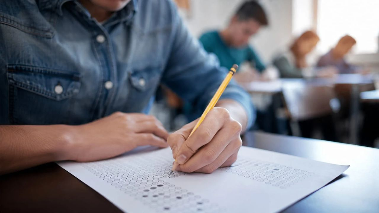 AI generated image of student