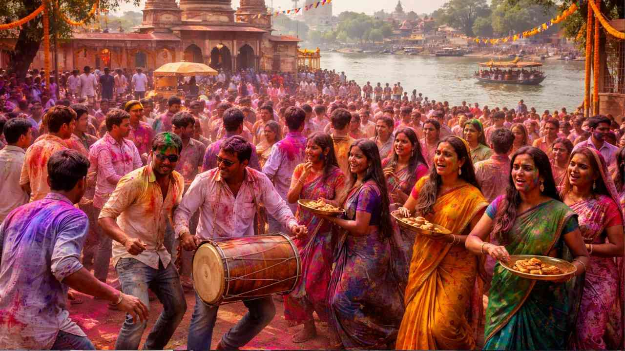 Holi Celebration in Hajipur 