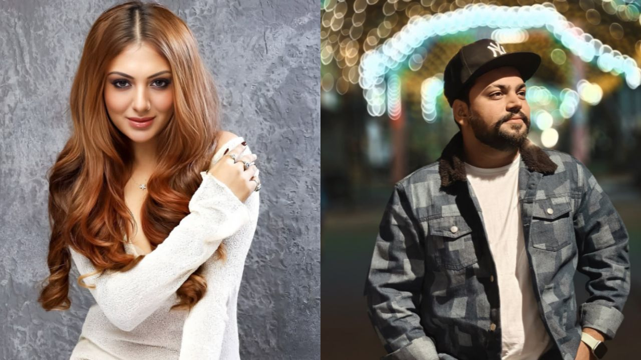 Khushi Mukherjee and  Rapper Santy