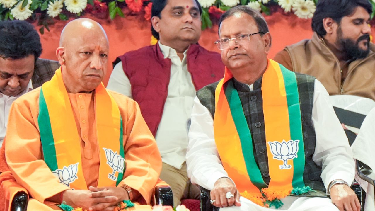 Yogi Adityanath and Pankaj Chaudhary