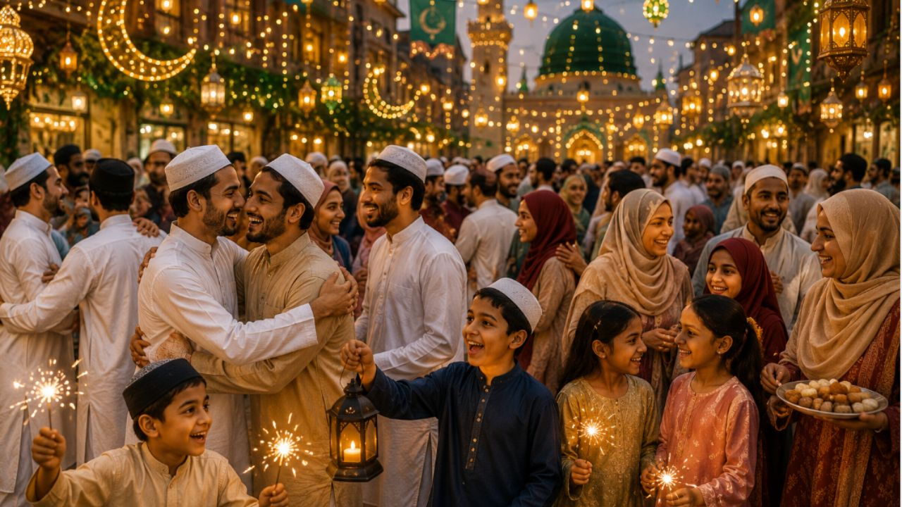 people celebrating festival, Photo Credit- Gemini