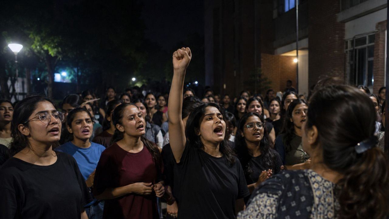 AI Generated Image Of Student's Prostest
