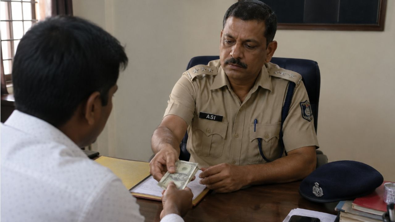 bribe ASI taking bribe 