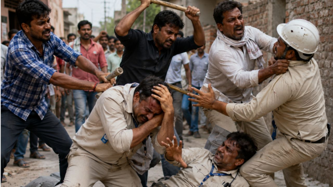 Electricity Department Attacked and Beaten