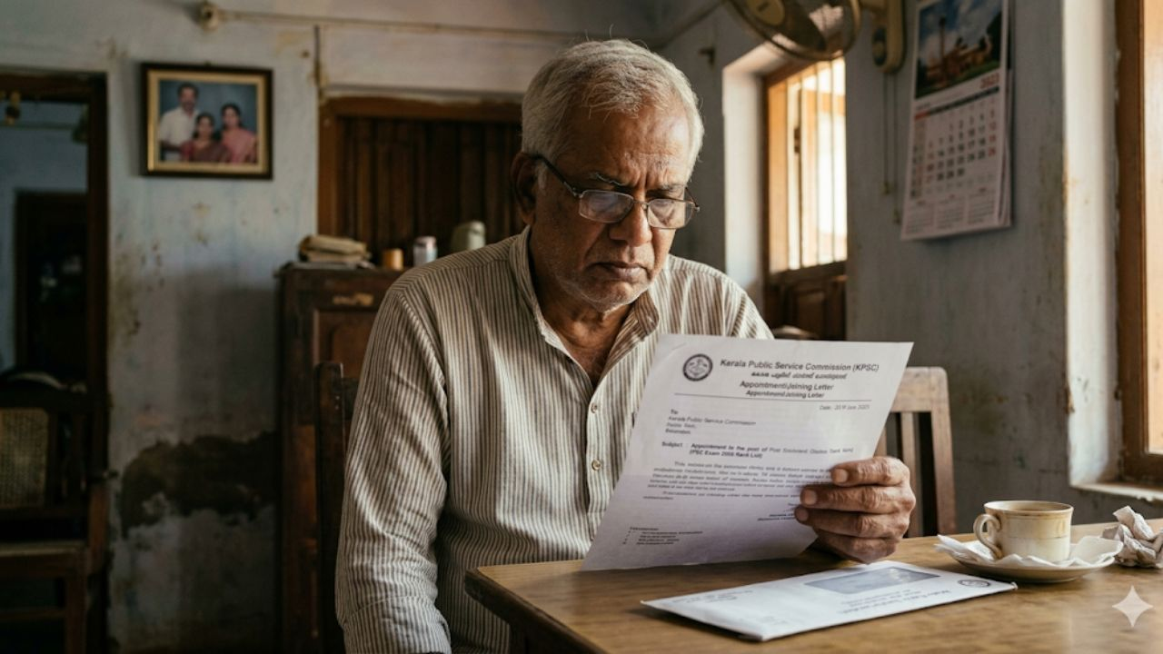 a man received joining letter