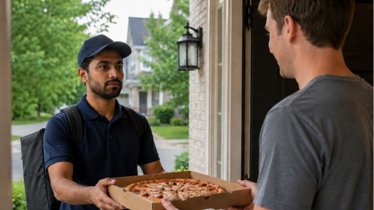  Indian delivery boy 